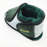 Pressure Care and Wrap Around Slippers, Open Toe with rubber sole (pair)