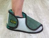 Pressure Care and Wrap Around Slipper, Closed Toe with Rubber Sole (Pair)